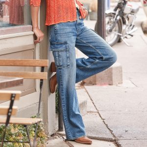 Cora Cargo Jeans - 27, Space