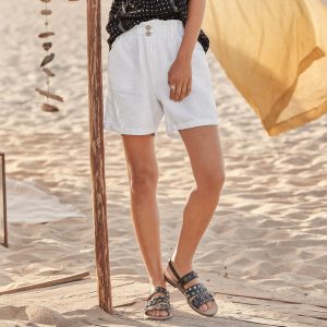 Beverly Travel Shorts - 10, White