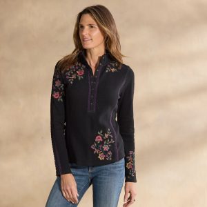 Alpenwild Henley - S, Black