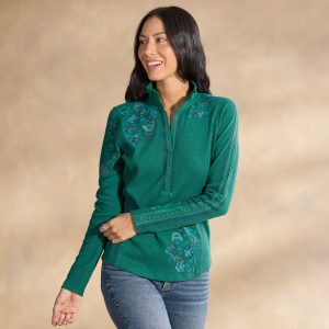 Alpenwild Henley - S, Evergreen