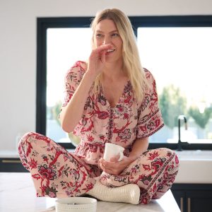 Blossom And Beauty Pajama Top - XL, Petal