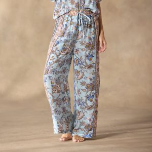 Blossom And Beauty Pajama Bottoms - M, Ice