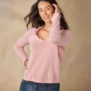 Gisella Cashmere Sweater - L, Blossom