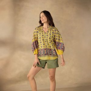 Angelou Top - S, Yellow