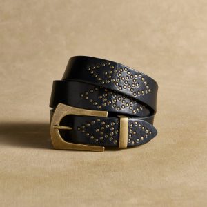 Jasper Studded Belt - M, Black