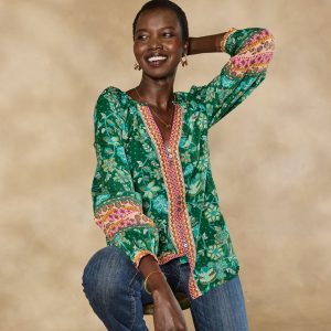 Arvilla Top - L, Jade