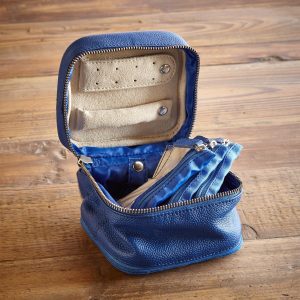 Letter Perfect Jewelry Case - Blue, C