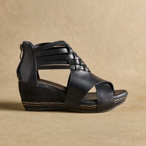 Rowena Wedges - 40, Black